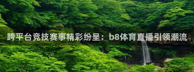 跨平台竞技赛事精彩纷呈：b8体育直播引领潮流