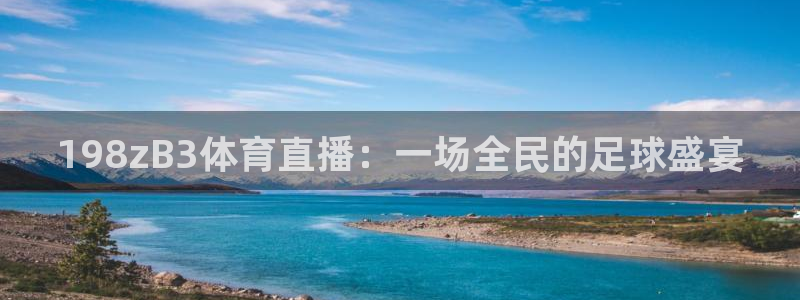 198zB3体育直播：一场全民的足球盛宴